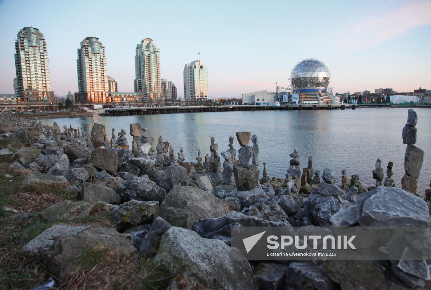 Olympic Village and Russia House in Vancouver