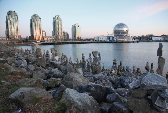 Olympic Village and Russia House in Vancouver