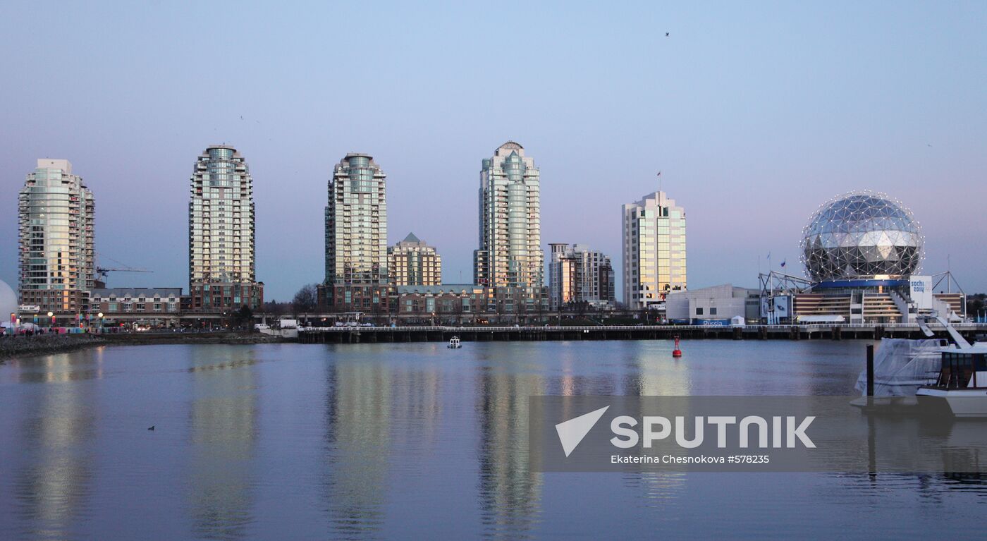Olympic Village and Russia House in Vancouver