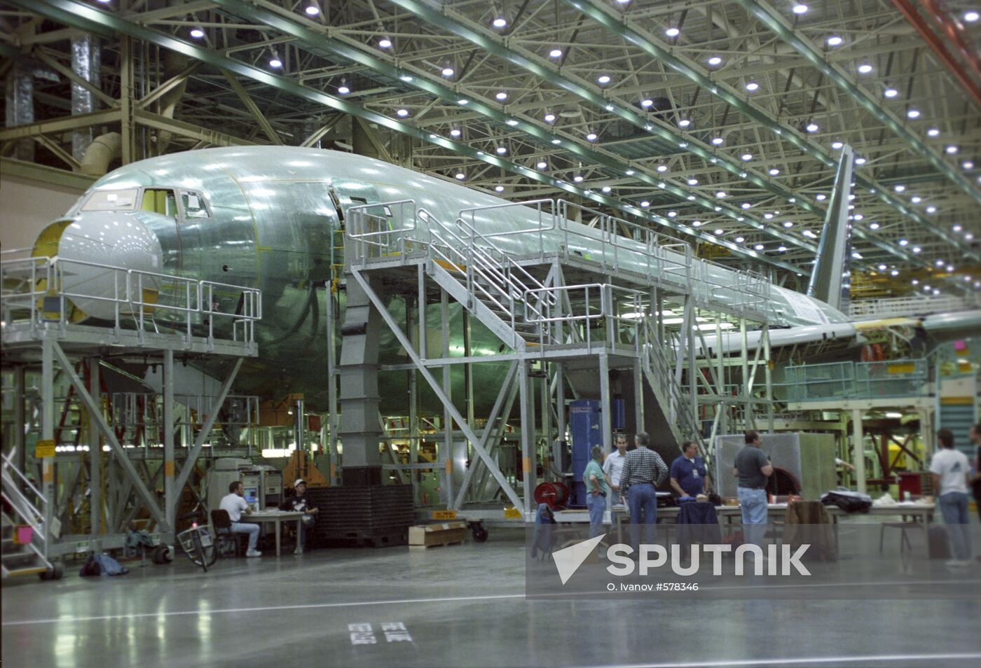 Boeing assembly workshop