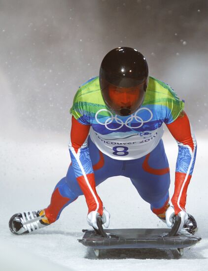 XXI Olympic Winter Games in Vancouver. Skeleton. Men