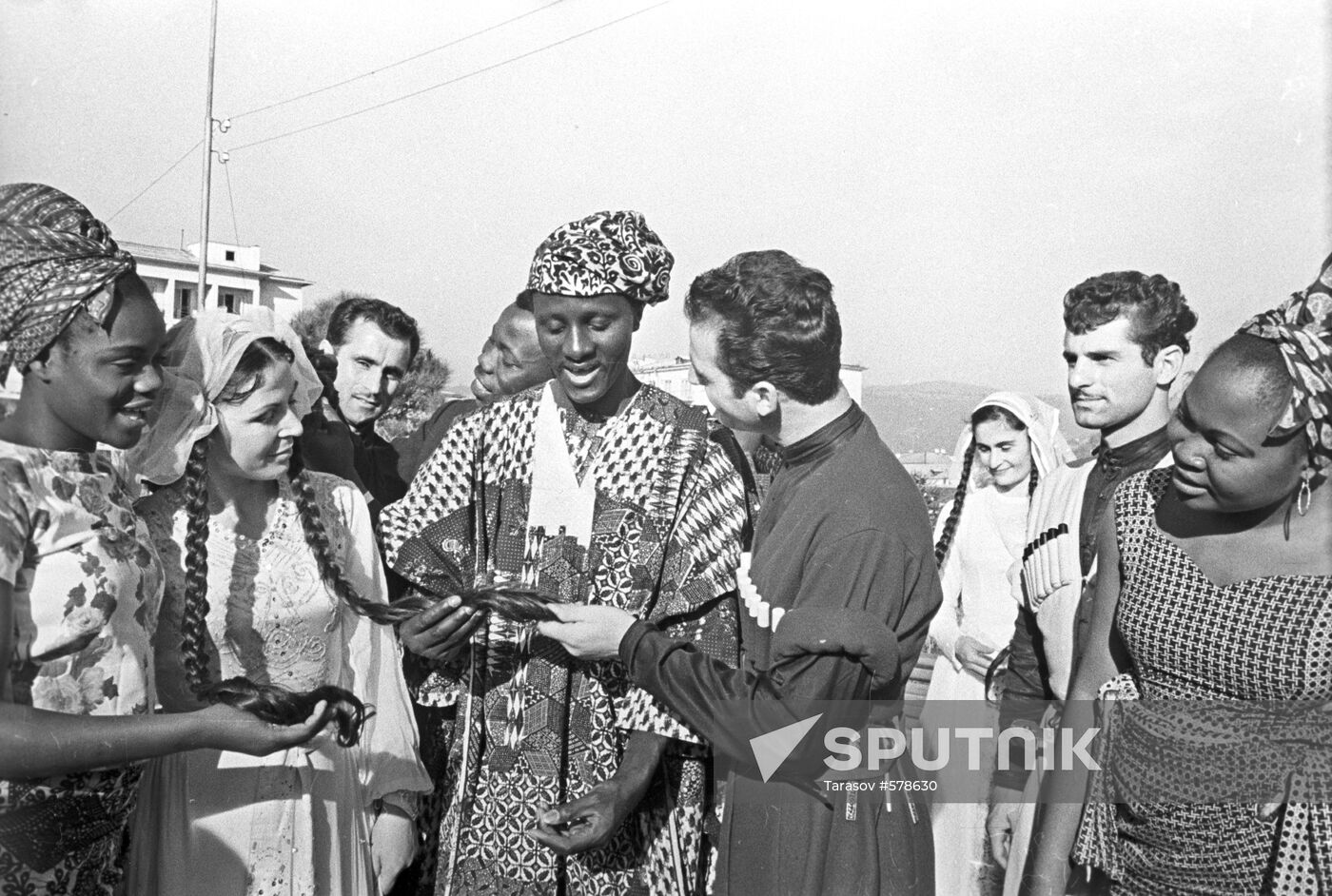 Dahomey ballet dancers in USSR