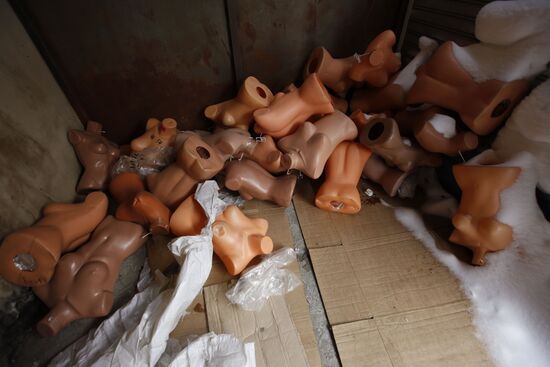 Trading stalls of former Cherkizovsky market dismantled