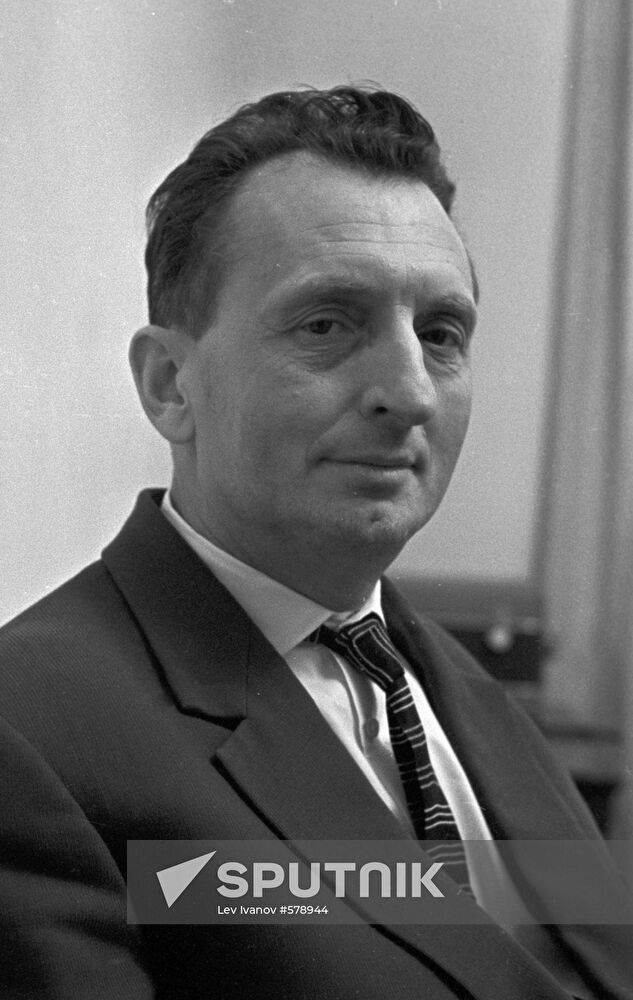 Soviet Scientific Academy member Alexander Prokhorov