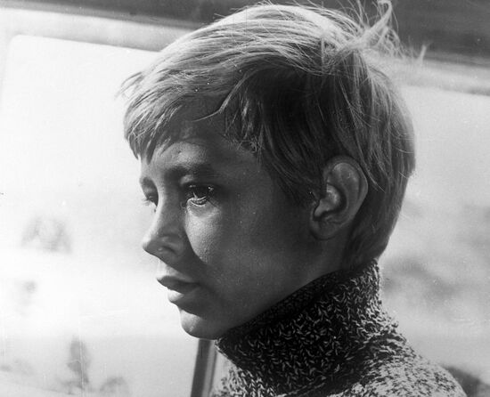 Scene from movie Ivan's Childhood