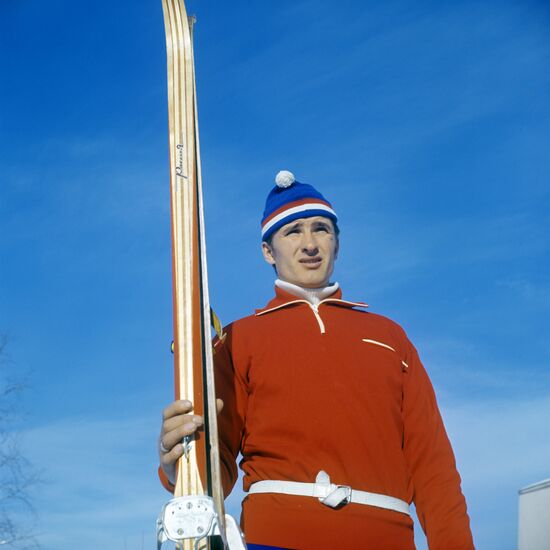 Skier Vladimir Dolganov