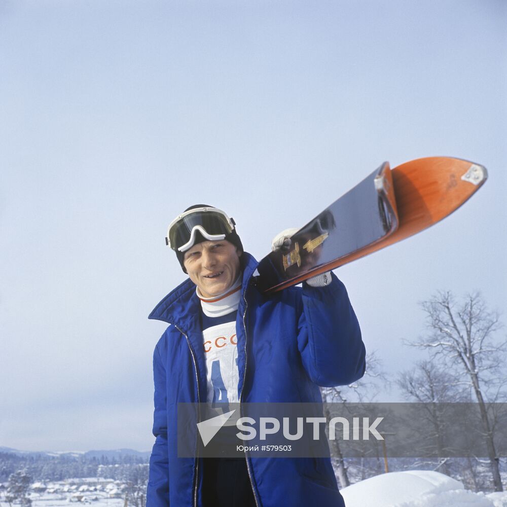 Athlete Sergei Yanin