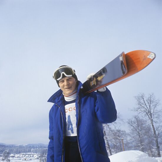 Athlete Sergei Yanin