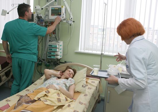 Patient at Kaliningrad Perinatal Center