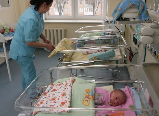 Newborns at Kaliningrad Perinatal Center