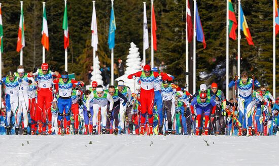 Cross-Country Skiing. Men's 30 km Pursuit