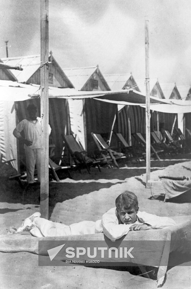 Poet Sergey Yesenin in Italy