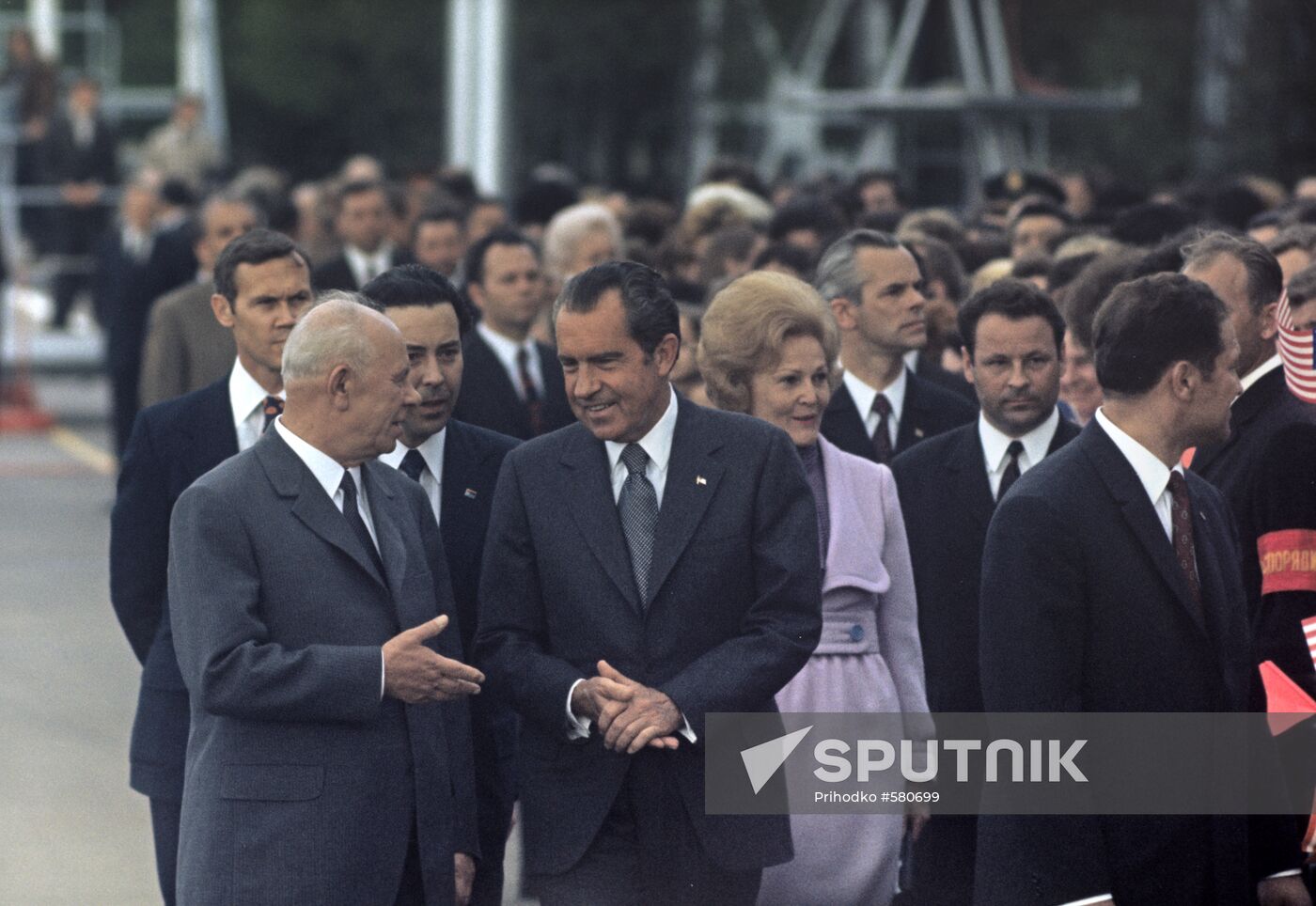 U.S. President Richard Nixon in Moscow