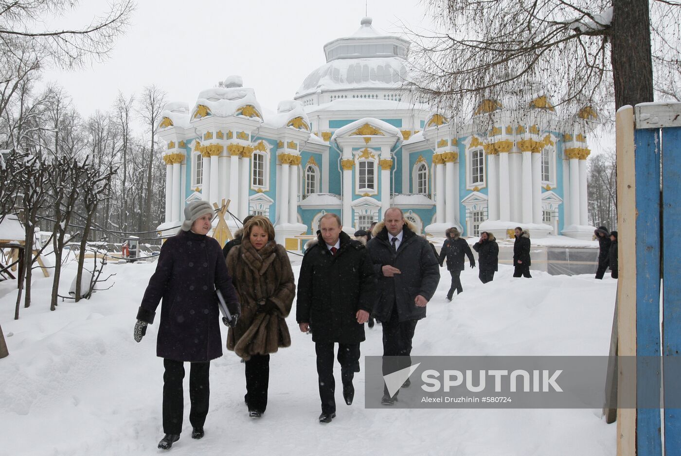 Vladimir Putin visits Tsarskoye Selo, Leningrad Region
