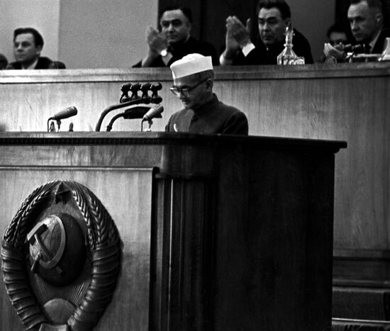 Lal Bahadur Shastri at Moscow Kremlin