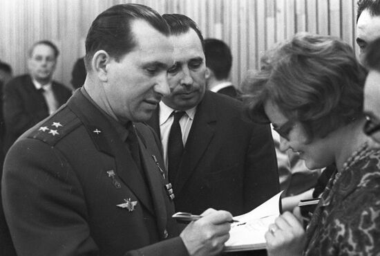 Soviet cosmonaut, colonel Pavel Belyayev