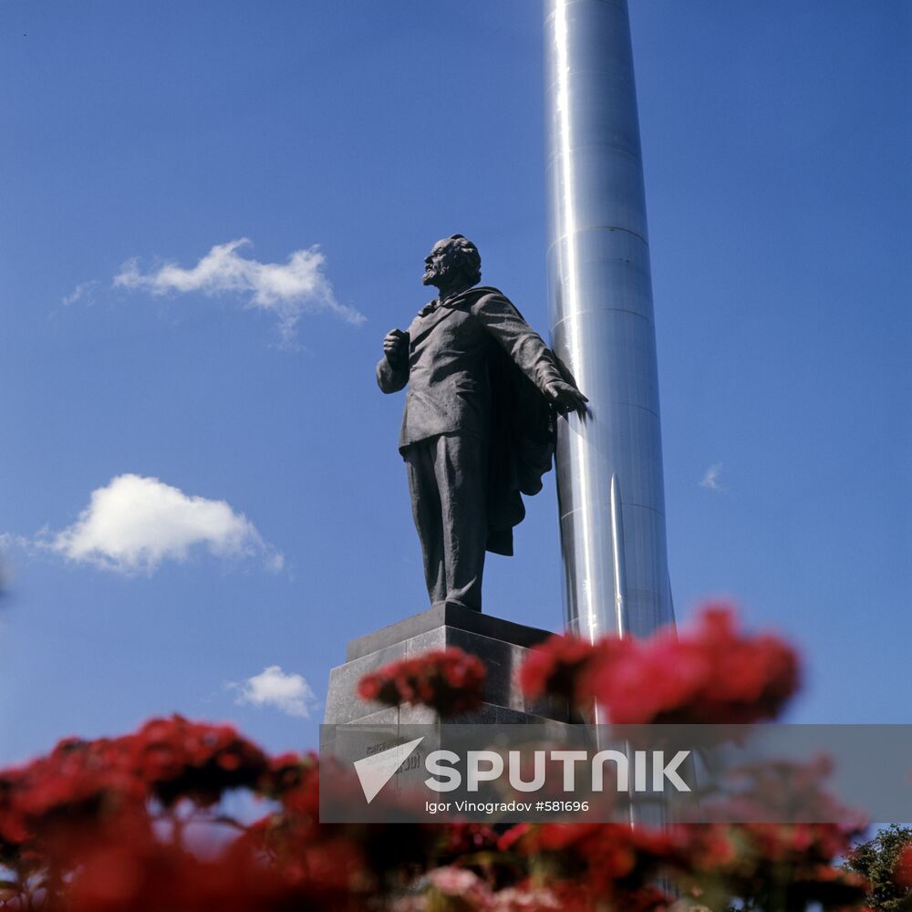 Monument to K.Tsiolkovsky