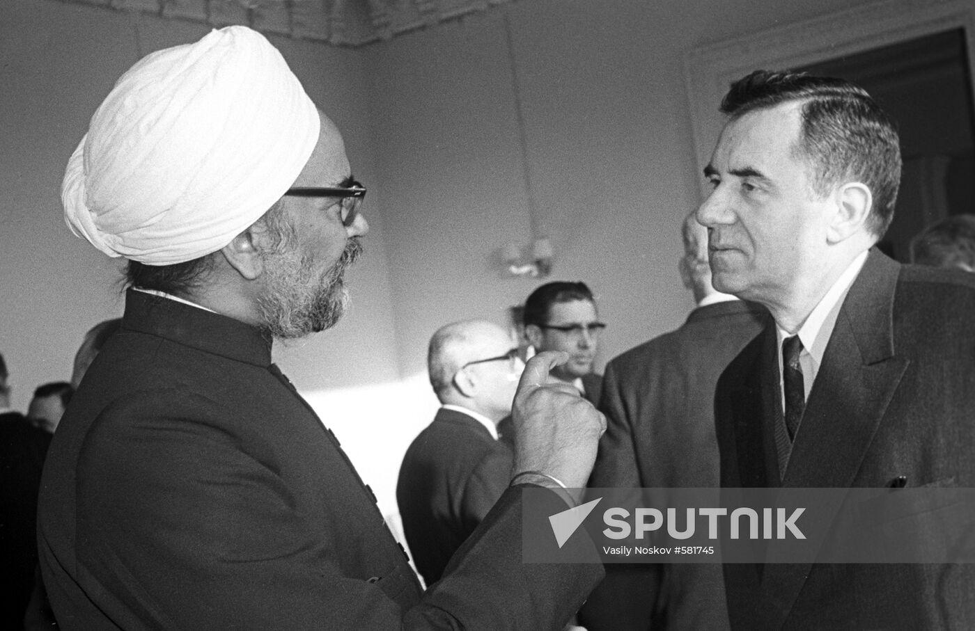 Sardar Swaran Singh and Andrei Gromyko