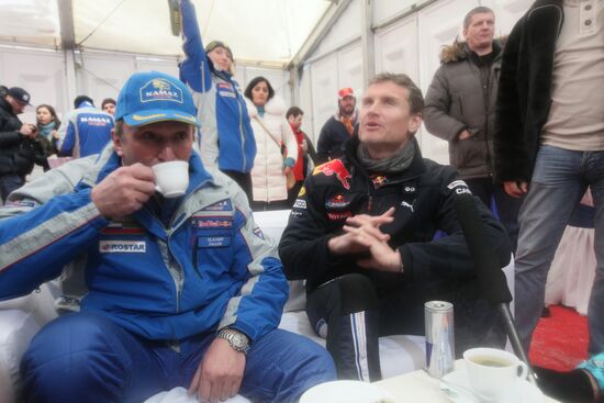 Vladimir Chagin and David Coulthard