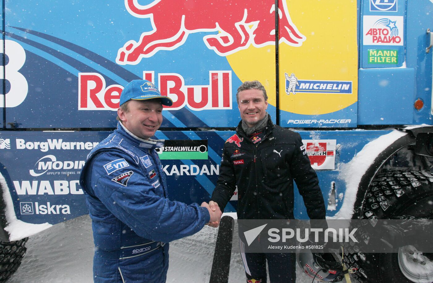 Vladimir Chagin and David Coulthard