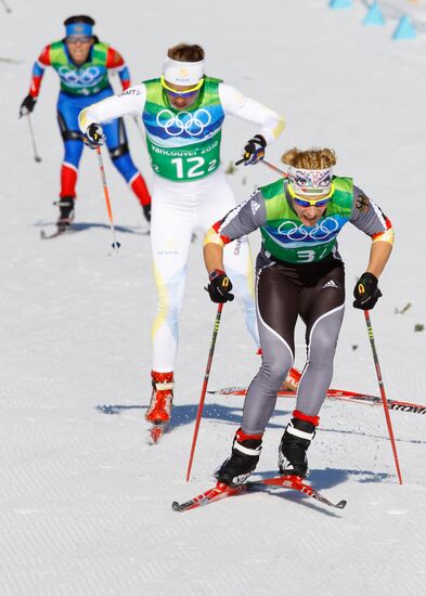 XXI Olympic Winter Games. Skiing. Women. Team sprint