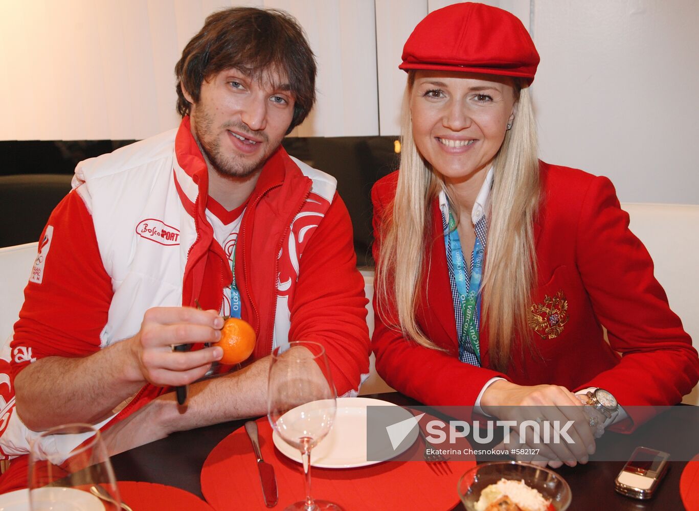 Alexander Ovechkin, Yulia Bordovskikh