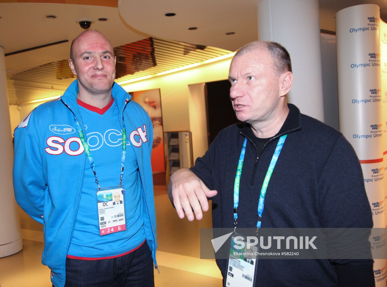 Dmitry Chernyshenko and Vladimir Potanin