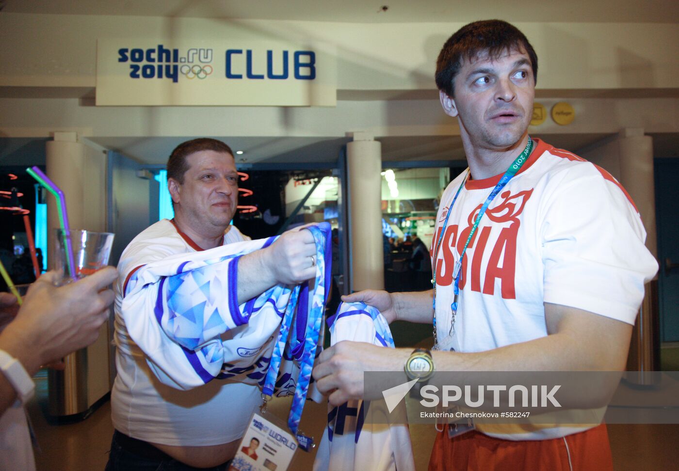 Mikhail Zakharov and Evgeny Pechenkin