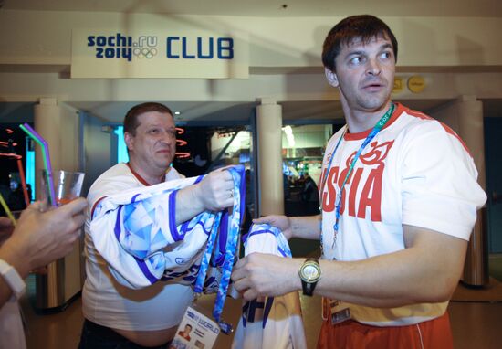 Mikhail Zakharov and Evgeny Pechenkin