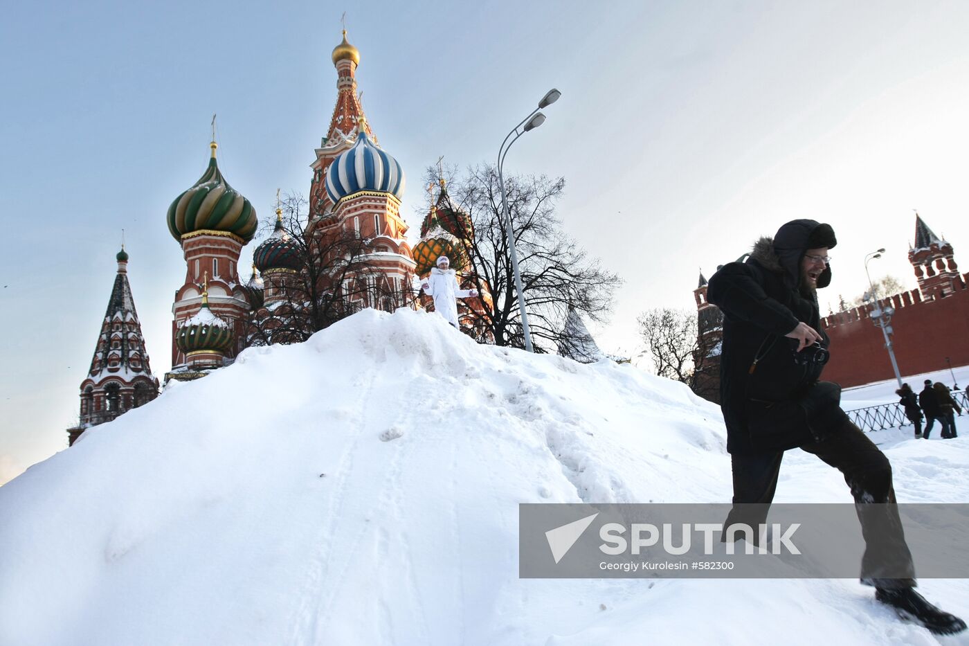 Winter day in Moscow