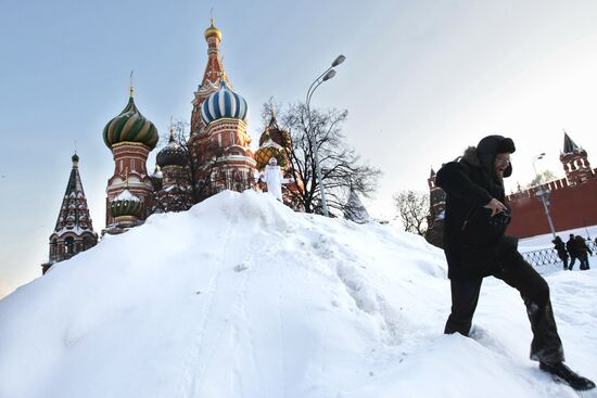 Winter day in Moscow