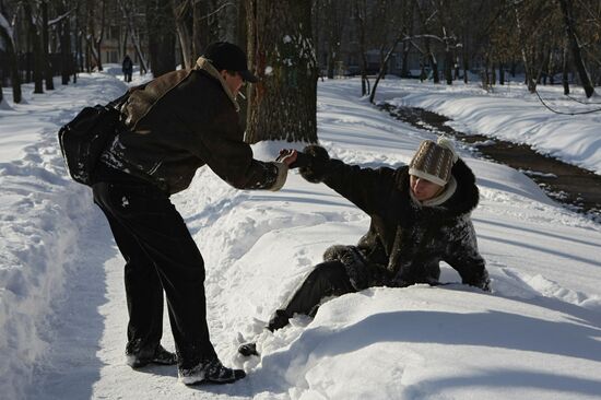 Winter day in Moscow