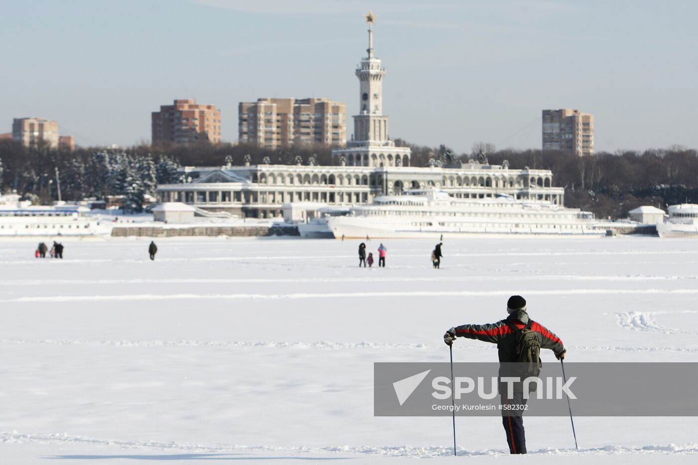Winter day in Moscow