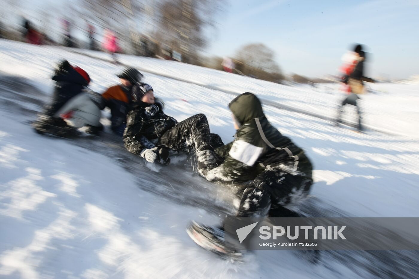Winter day in Moscow