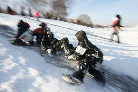 Winter day in Moscow