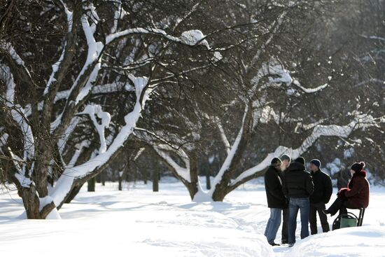 Winter day in Moscow