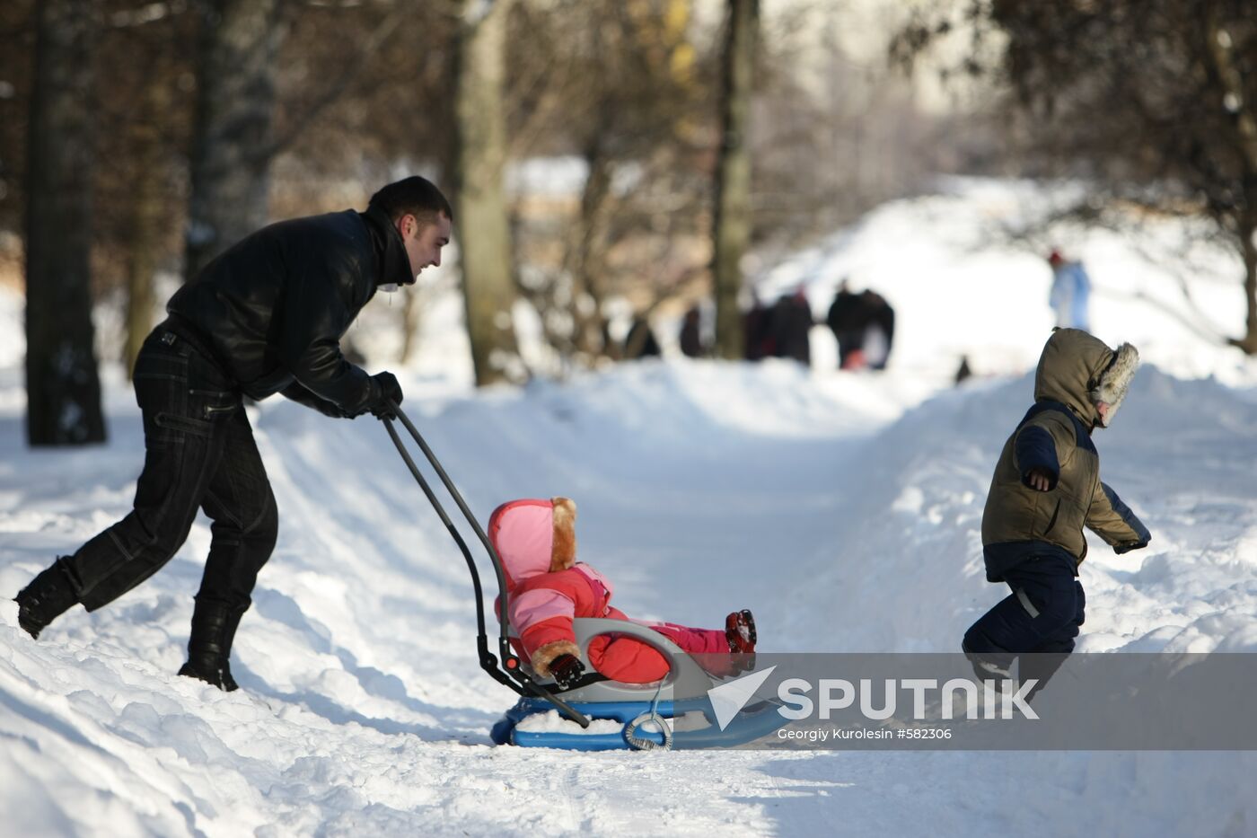 Winter day in Moscow