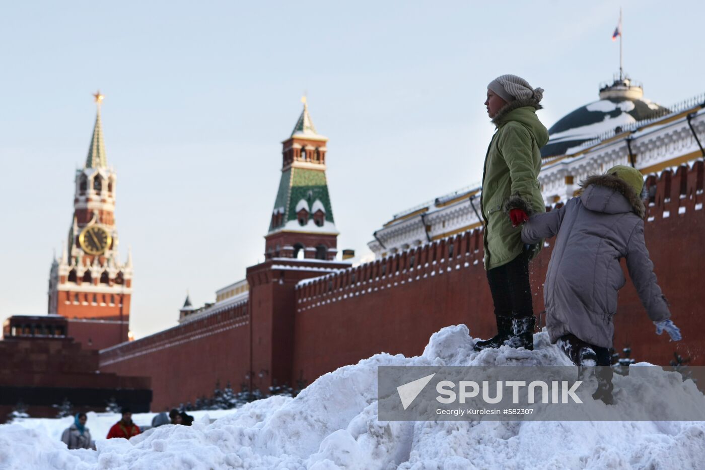 Winter day in Moscow
