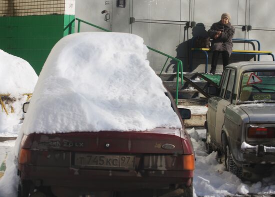 Winter day in Moscow