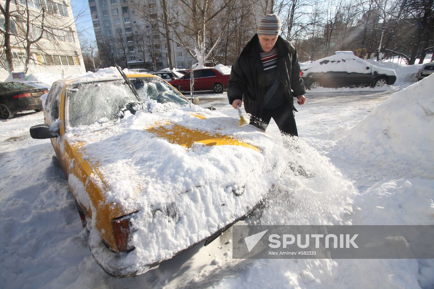 Winter day in Moscow