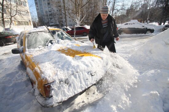 Winter day in Moscow