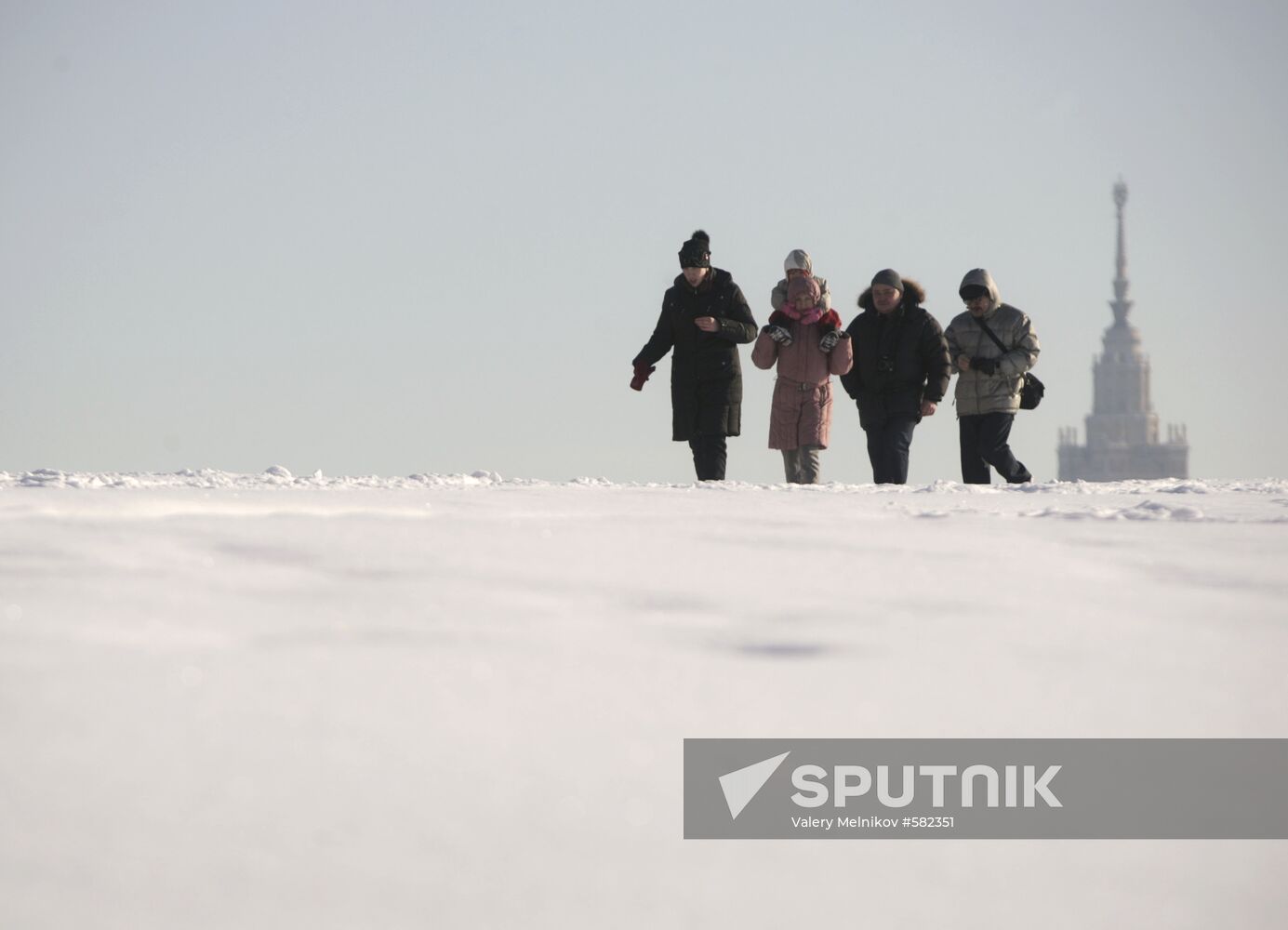Winter day in Moscow