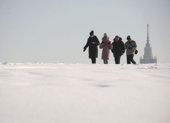 Winter day in Moscow