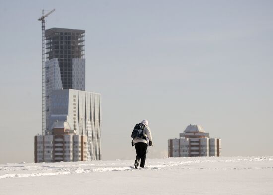 Winter day in Moscow