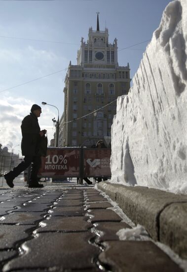 Winter day in Moscow