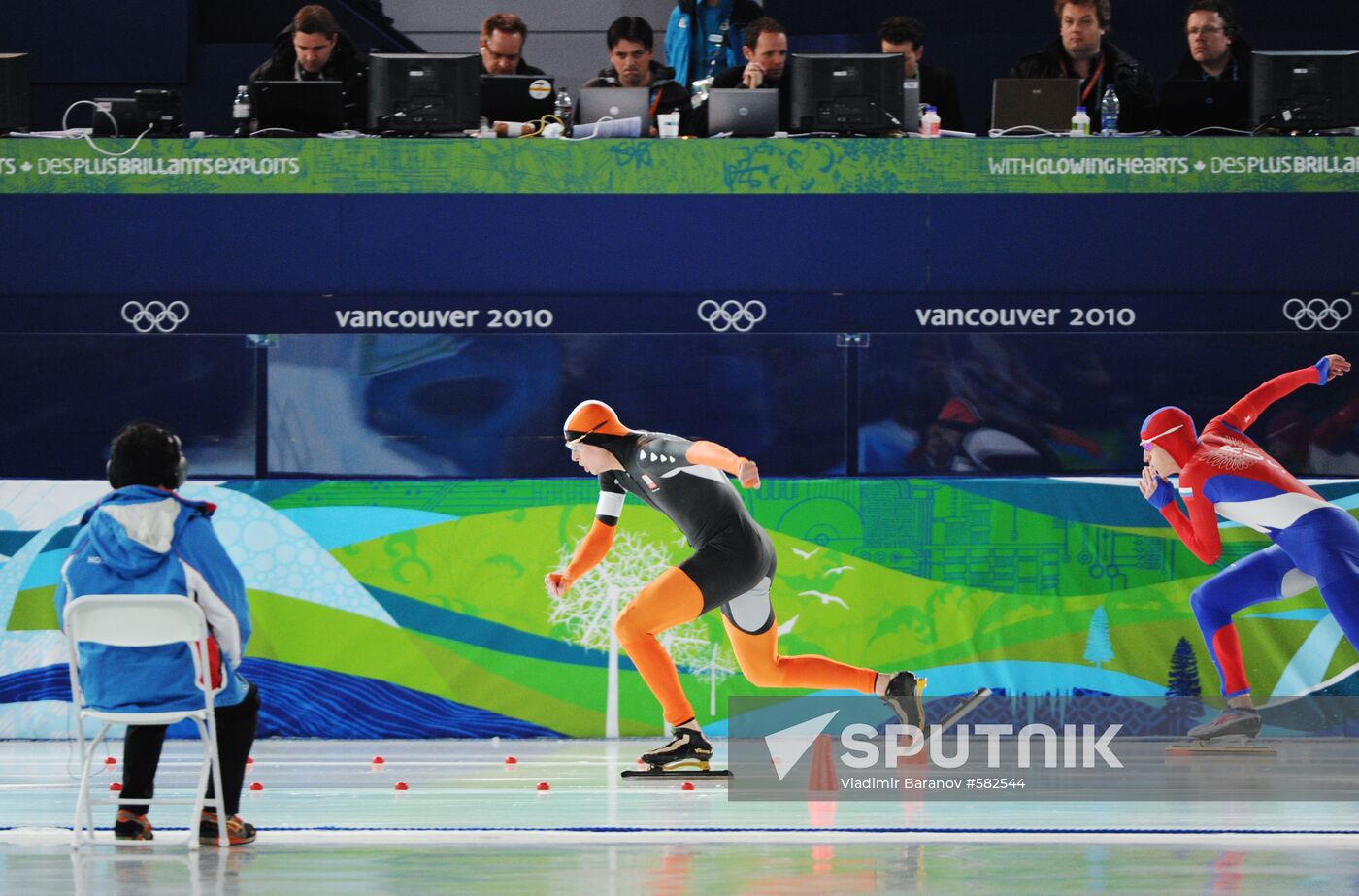 Sven Kramer and Ivan Skobrev