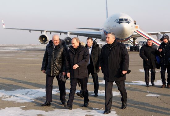 Vladimir Putin visits Republic of Khakasiya