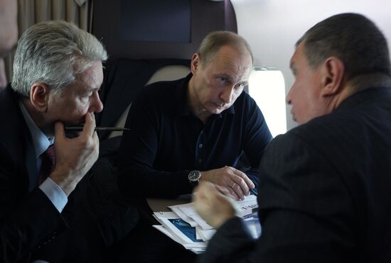 Vladimir Putin visits Republic of Khakasiya