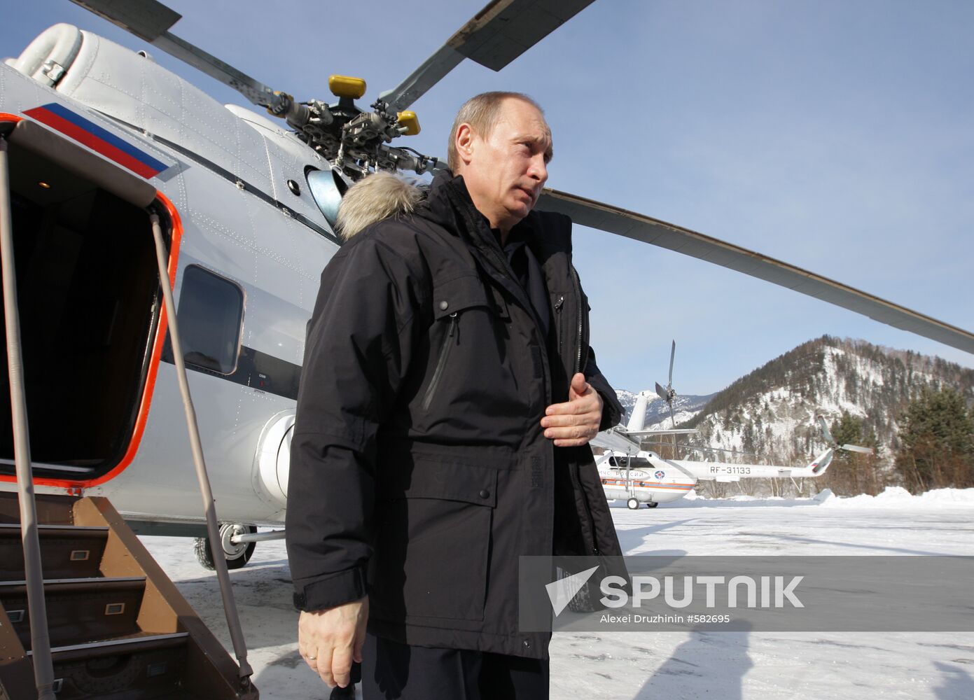 Vladimir Putin visits Republic of Khakasiya