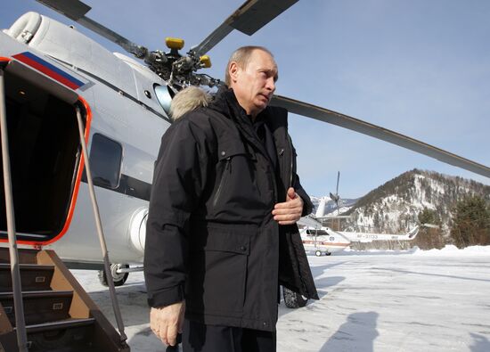 Vladimir Putin visits Republic of Khakasiya